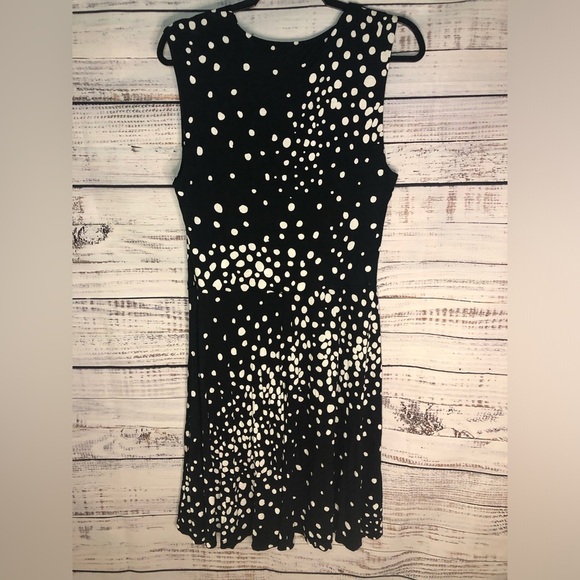 VENUS Lascana Black Midi Dress with V-neck Sleeveless Design size 10 NWOT - Picture 12 of 12